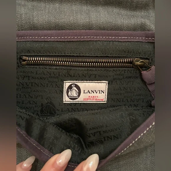 Gray Denim Lanvin Bag - Picture 4 of 11